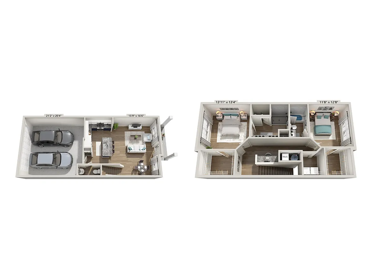 Floor plan B3 (TH)