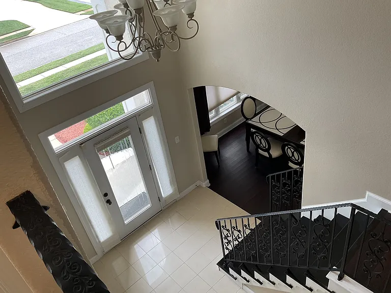View of foyer from upstairs