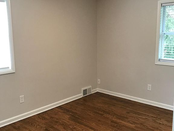 Bedroom 2 with hardwood floors and large closet space!