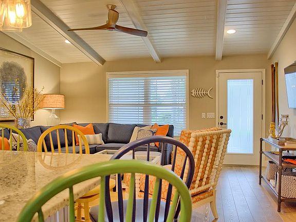 Open kitchen and living area. 