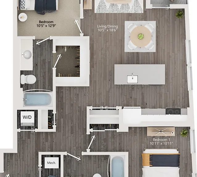 The-Richmond-Apartments-Millcreek-UT-B4-Floorplan The-Richmond-Apartments-Millcreek-UT-B4-Floorplan