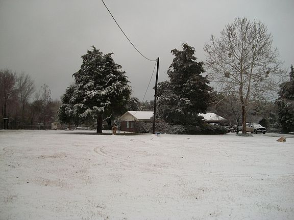 side view with snow