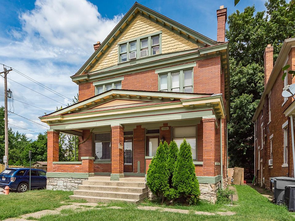 Front exterior - bushes removed and handrails installed