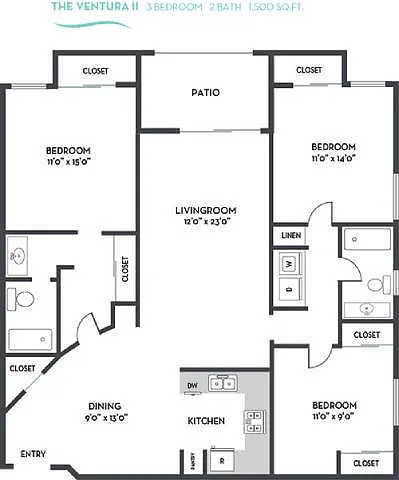 Floor plan Ventura II
