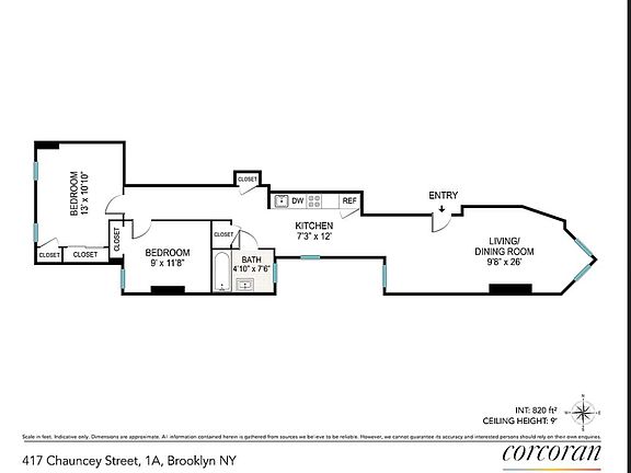 2nd image of 417 Chauncey St APT 1A