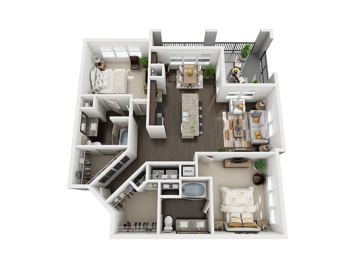 Floor plan B7