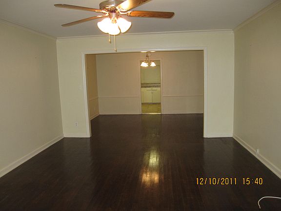 Living room and dining