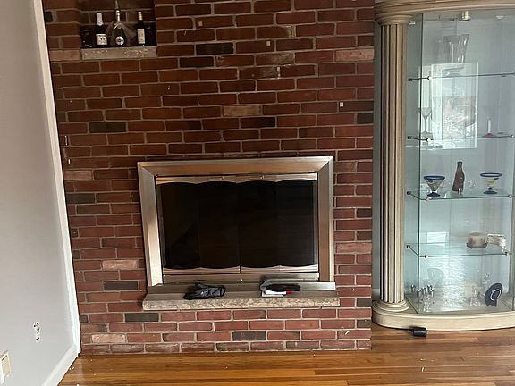 Fireplace in living room