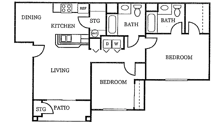 Floor plan 2X2