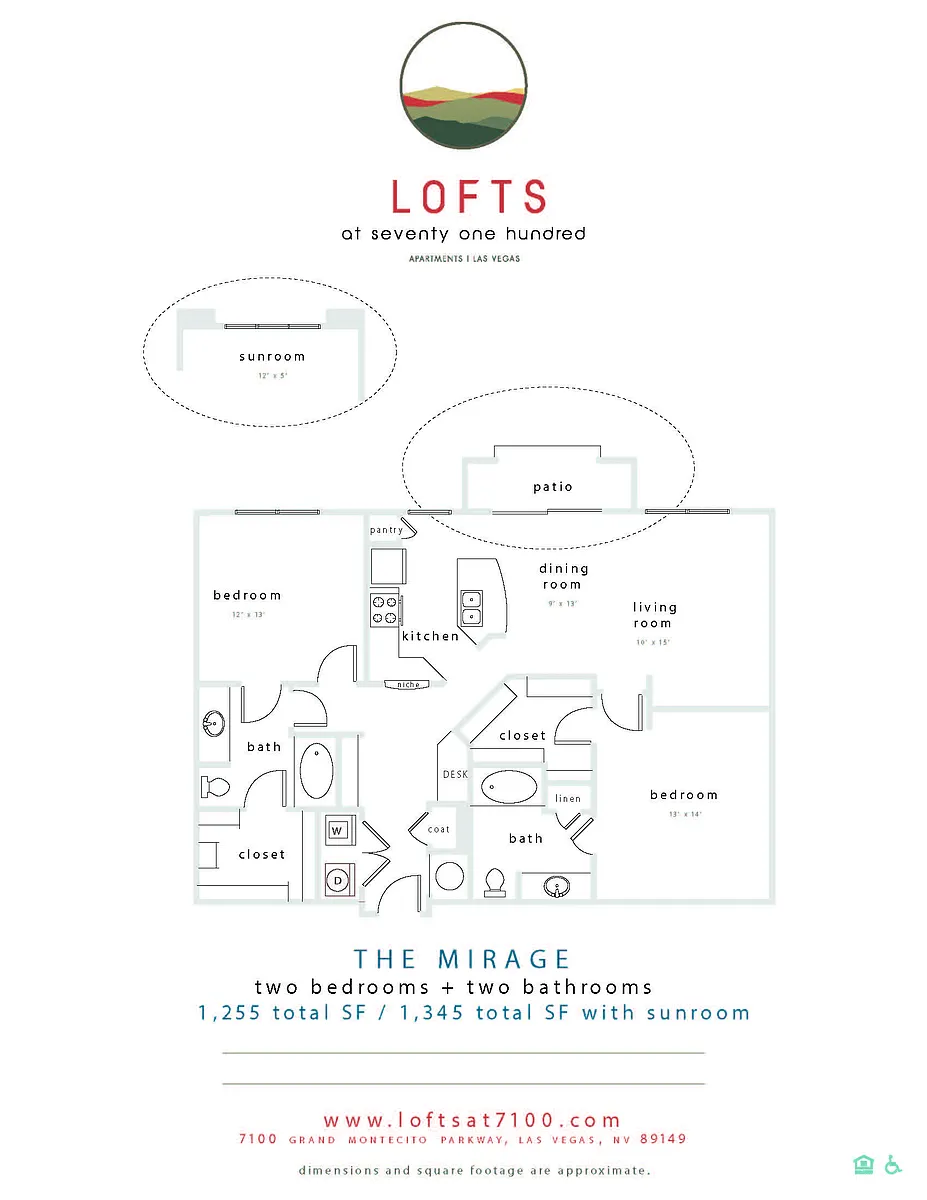 Floor plan The Mirage