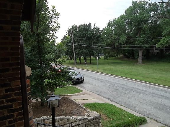 View to south toward tennis courts