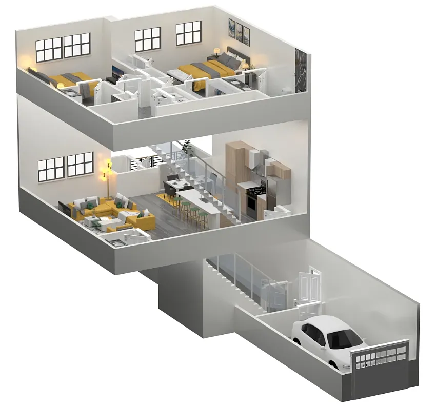 Floor plan POND