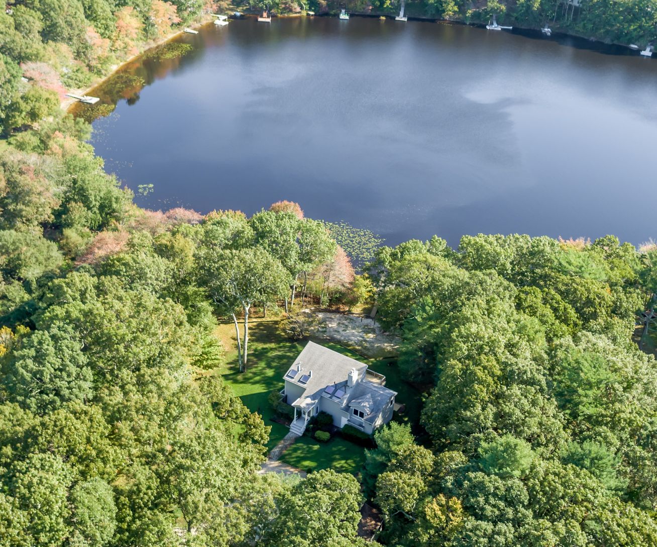  Perfect 2 Story Home w/ 2 Story Garage and Dock with Room for Pool & Secondary Dwelling on 1.53 Acre