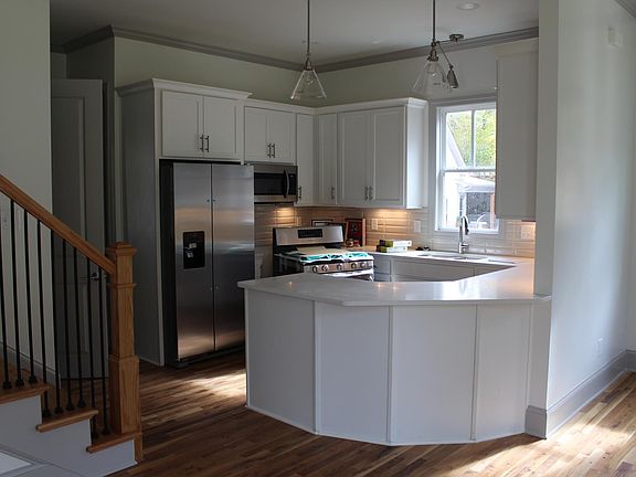 Gas range with all stainless appliances