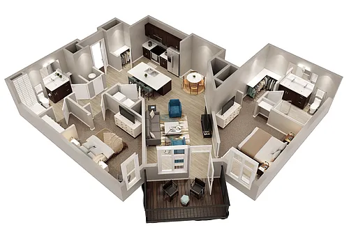Floor plan B6