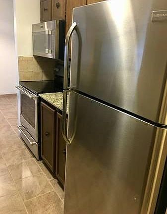 with stainless steel applicance