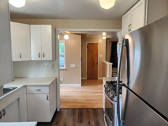 View of entry way from kitchen