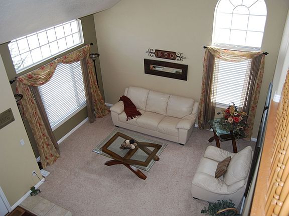 Formal Living Room with Vaulted Ceilings