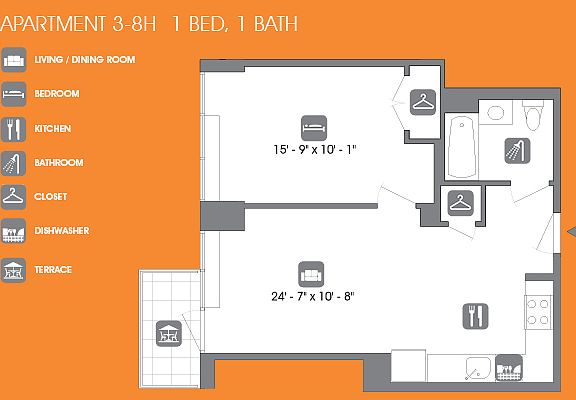 2nd image of 260 W 26th St APT 6H