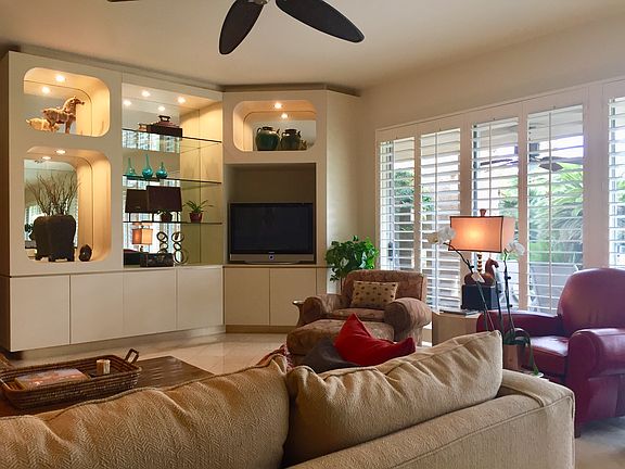 Living room custom built ins