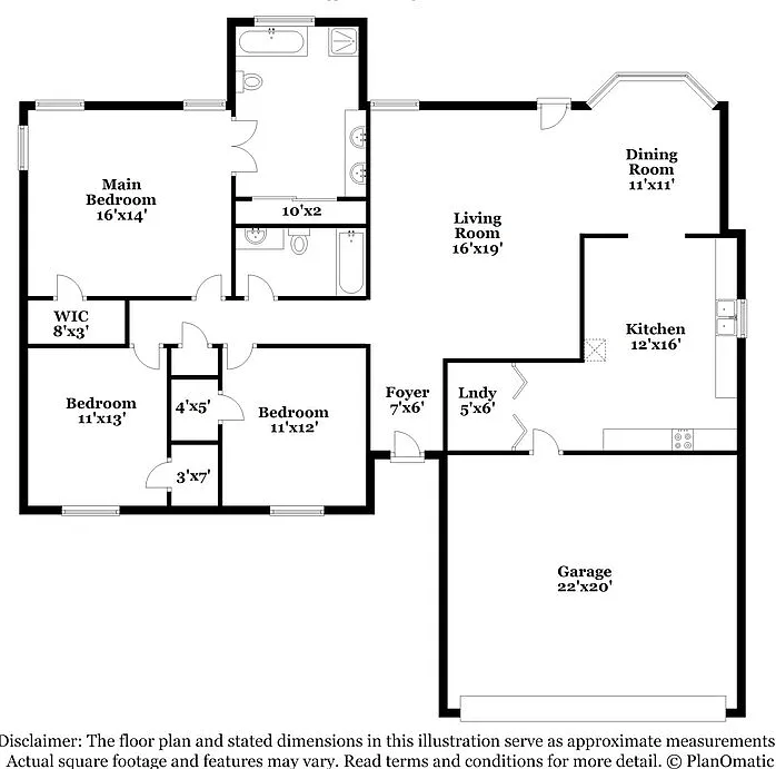 3 bed, 2.0 bath, 1582 sqft, $1,820 — Photo 2