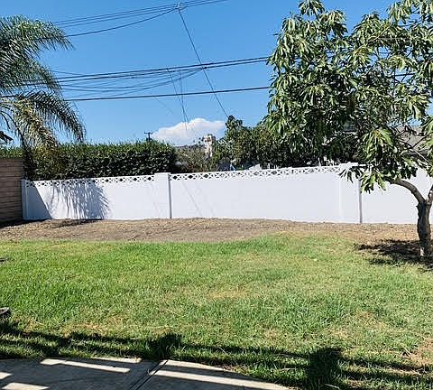 Lots of private backyard space