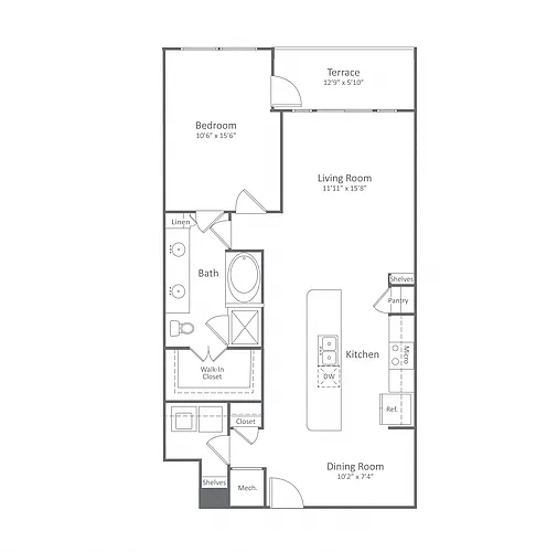 Floor plan A14