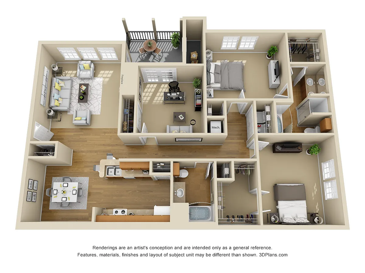 Floor plan King Palm