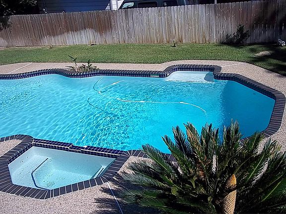  inground pool with spa