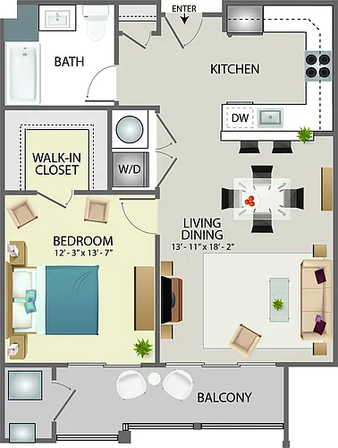 Floor plan Clubside B2
