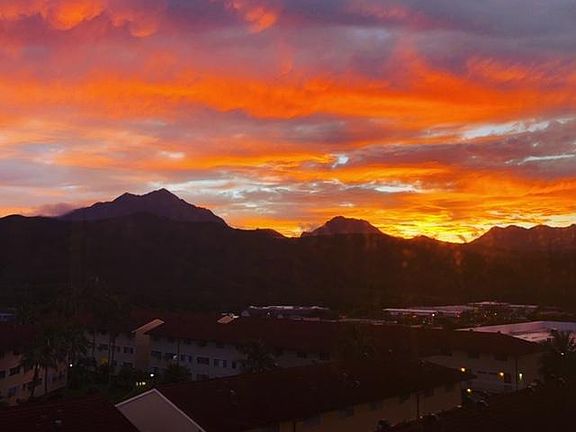 Sunset from the window