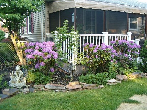 Porch Area In Bloom