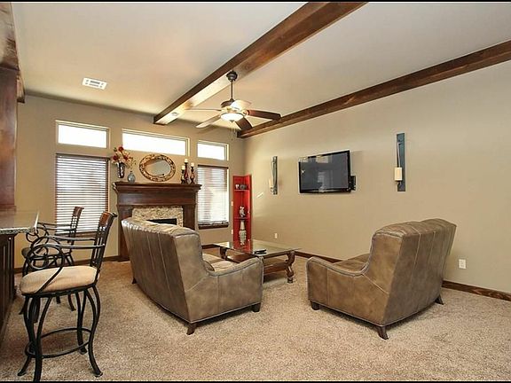 Fireplace with natural stone