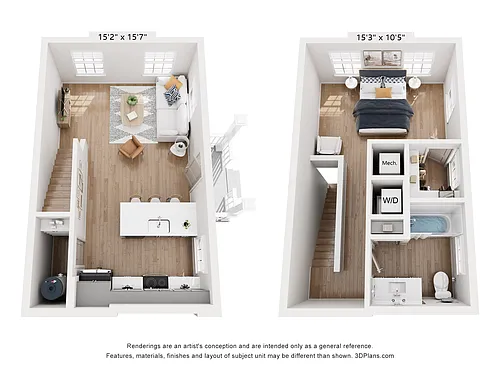 Floor plan Trevor B Townhome - BCIII
