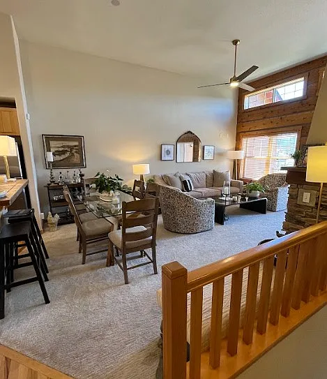 Open concept living area
