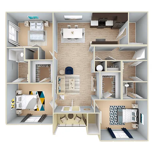 Floor plan 3 Bedroom