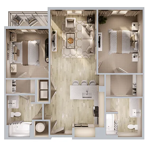 Floor plan B1AP