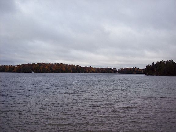 Elkhart Lake in Fall