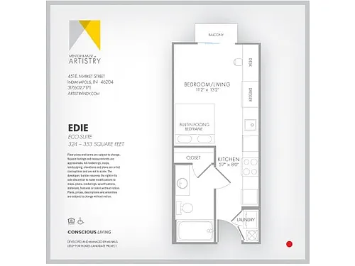 Floor plan Edie (EcoSuite)