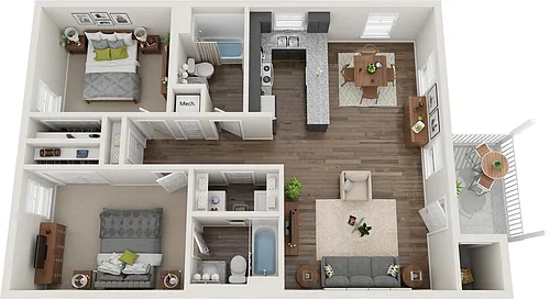 Floor plan 2X2