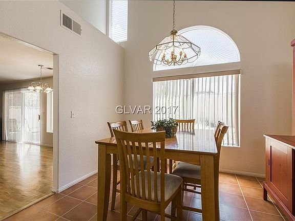 Dining room is just steps away from the kitchen.