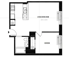 Rented by NY Space Finders Inc.