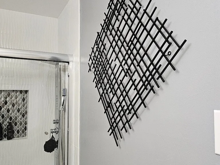Bathroom wall decor.