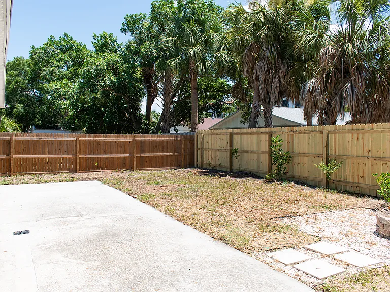 Fenced-In Backyard
