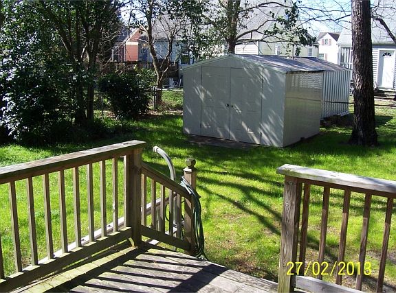 Back yard view