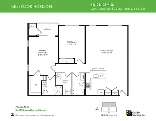 Floor plan M-2D