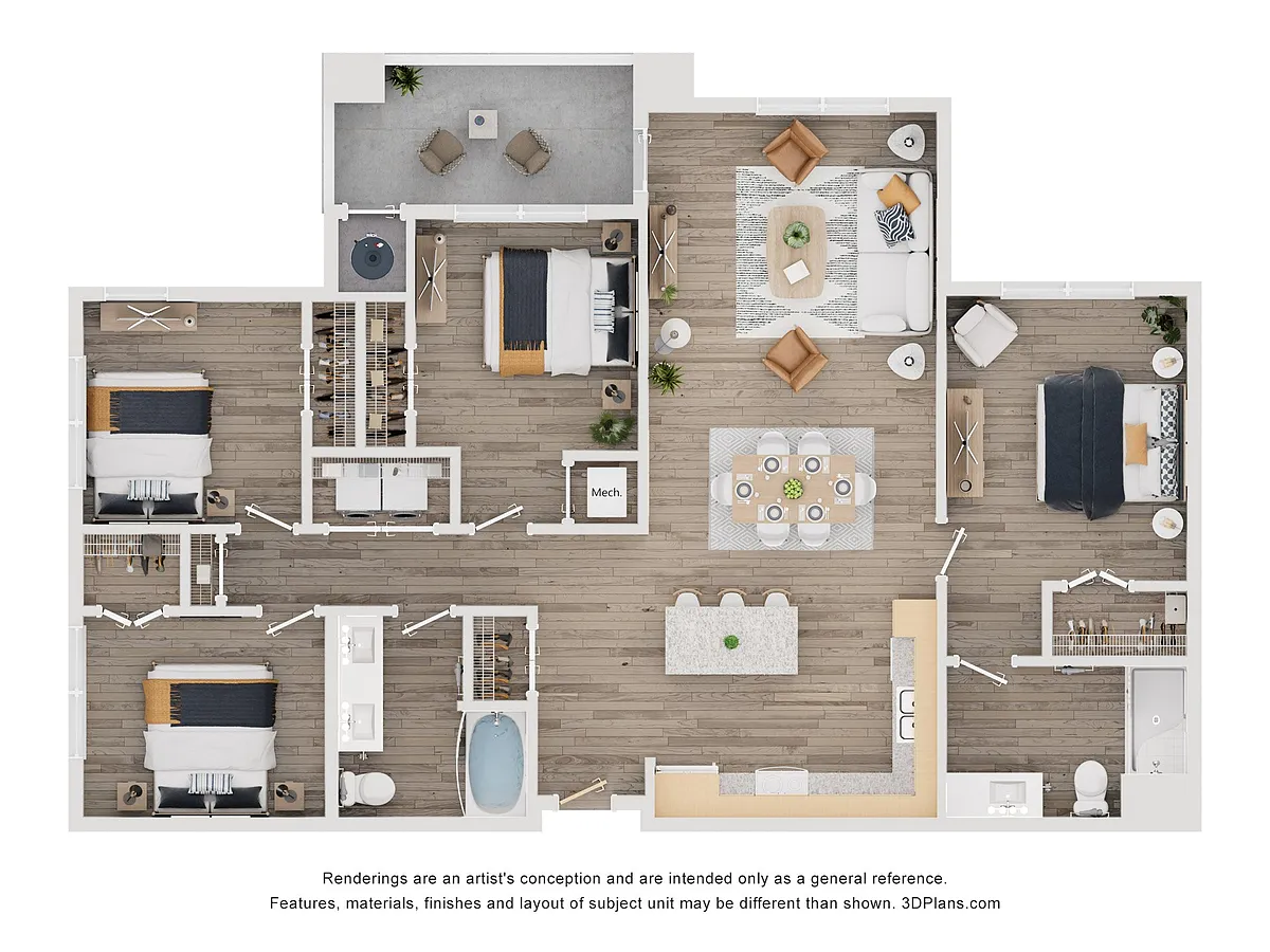 Floor plan 4AA