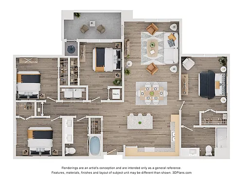 Floor plan 4AA