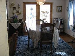 Dining w/ Gleeming hardwood floors!