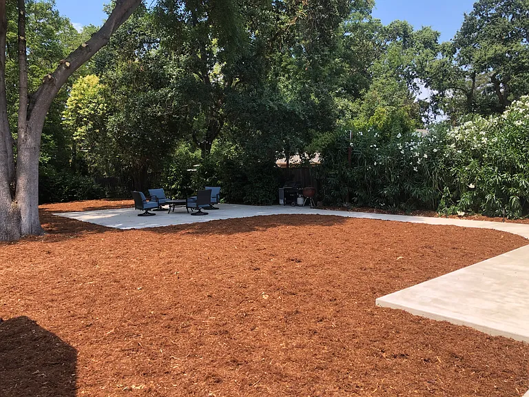Backyard, second patio, seating area